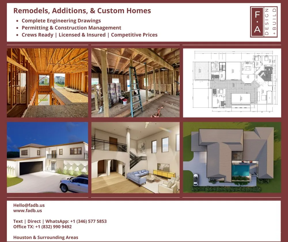 Slide of F A Design & Build