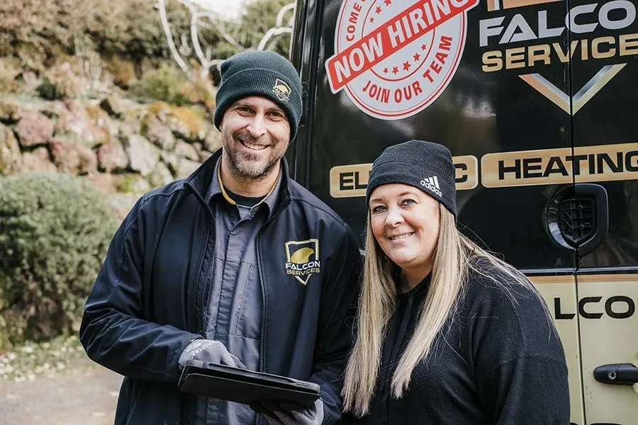 Slide of Falcon Electric