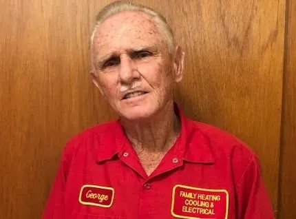 Slide of Family Heating, Cooling & Electrical