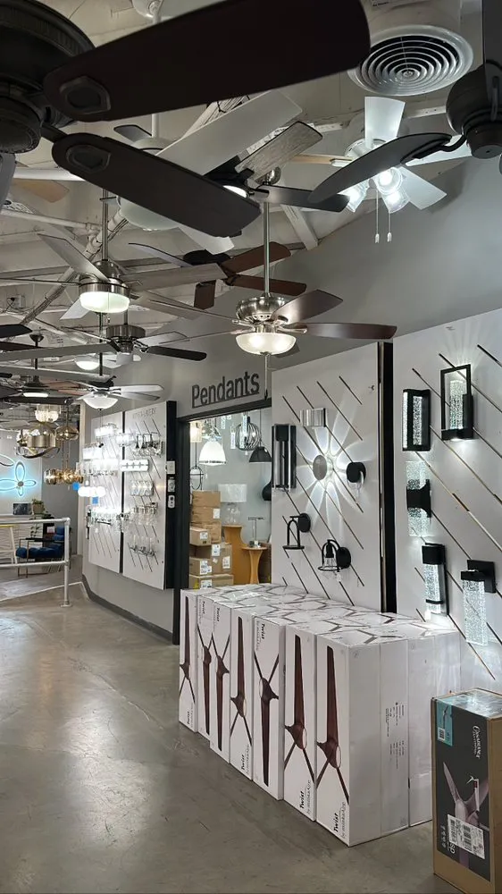 Slide of Fan Diego Ceiling Fans & Lighting Showroom