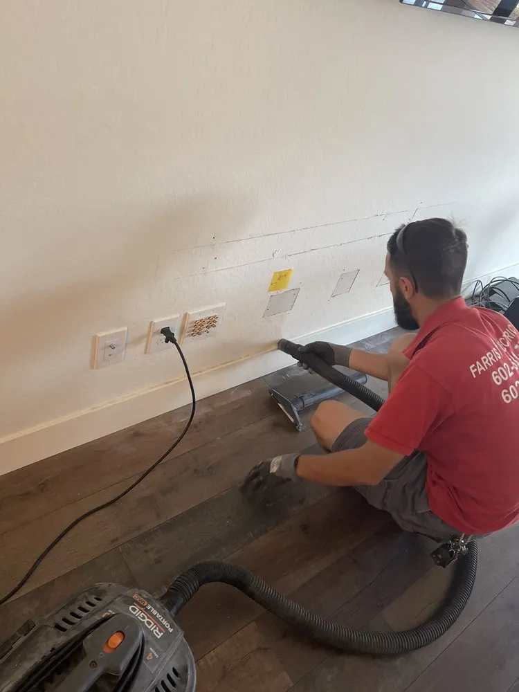 Professional electrician providing panel upgrade in , 