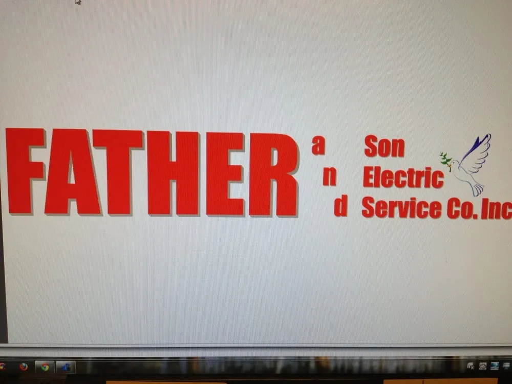 Slide of Father and Son Electric Service