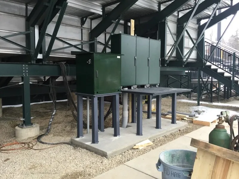 Slide of FD Hayes Electric Company