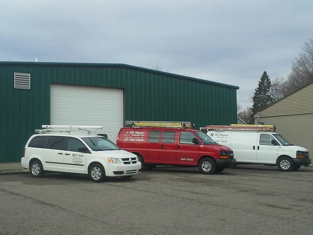 Slide of FD Hayes Electric Company