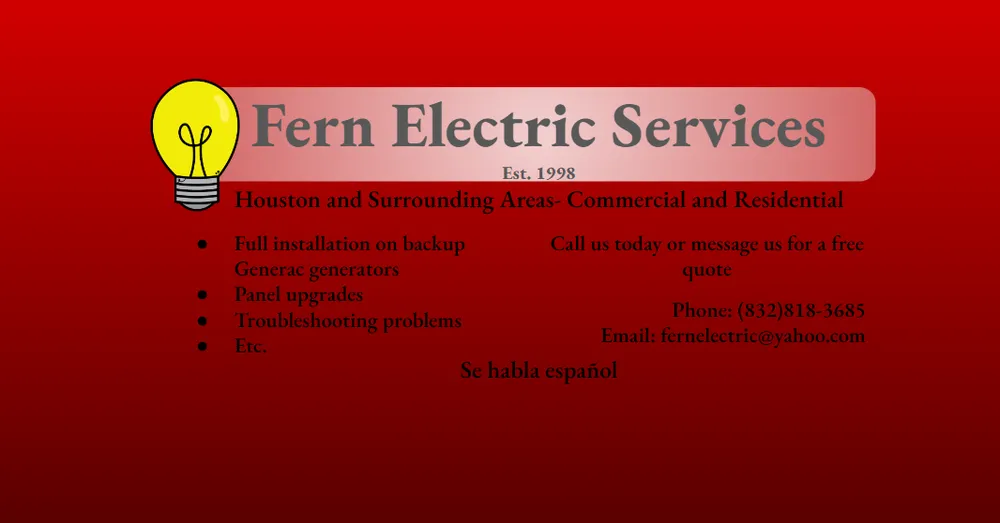 Slide of Fern Electric Services