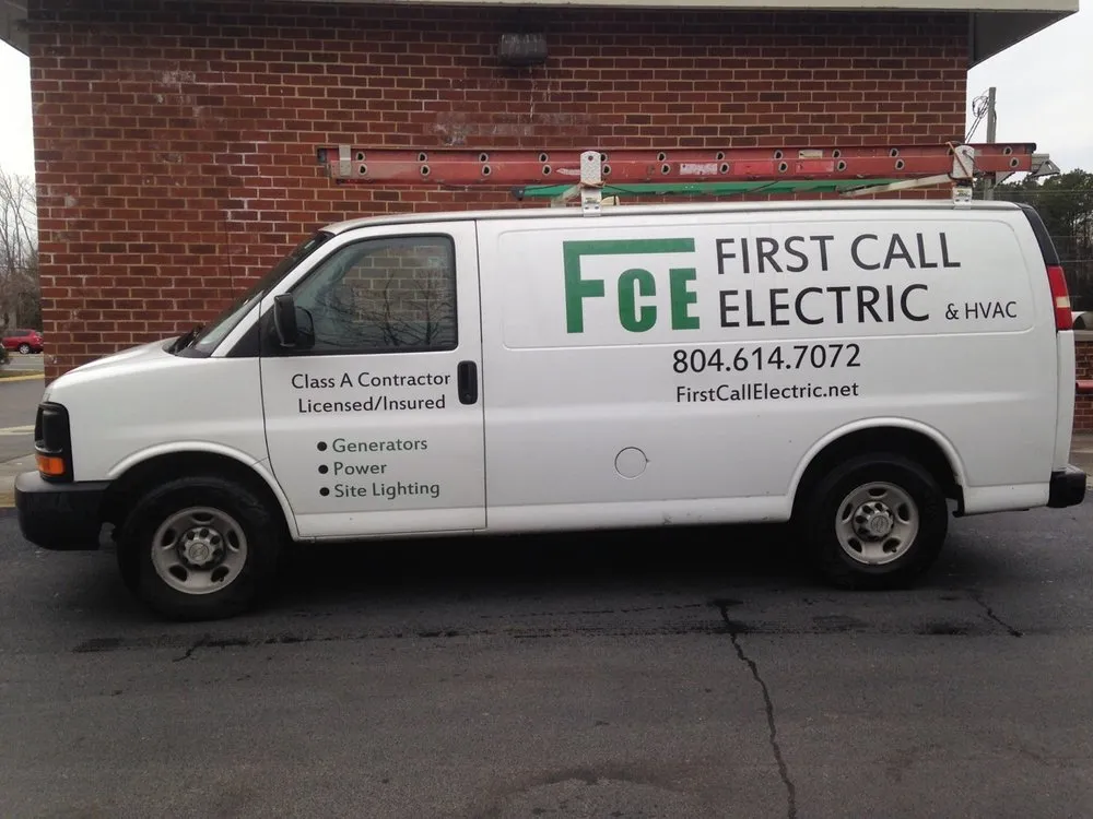 Slide of First Call Electric