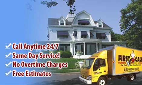 Slide of First Call Plumbing