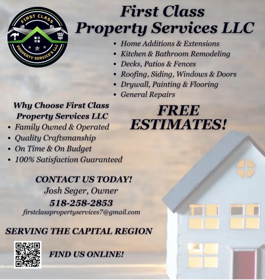 Slide of First Class Property Services