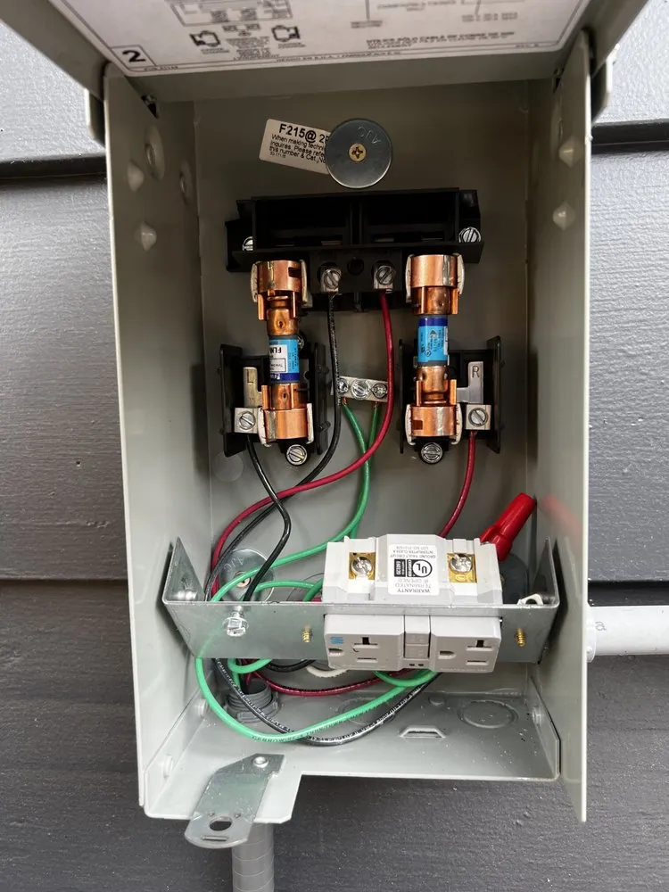 Slide of Fischer Electric