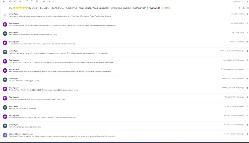 Slide of Five Or Free Electrical Solutions