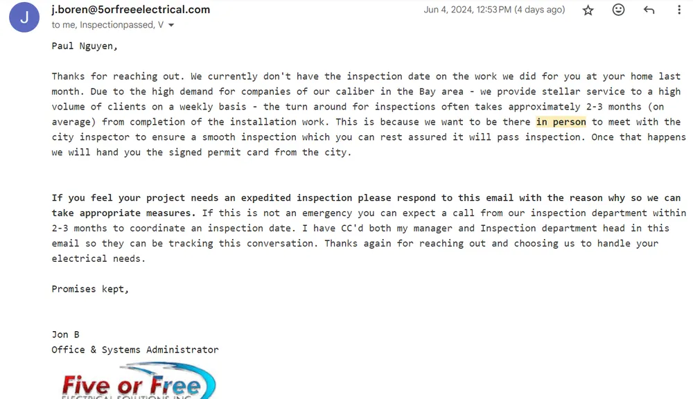 Slide of Five Or Free Electrical Solutions