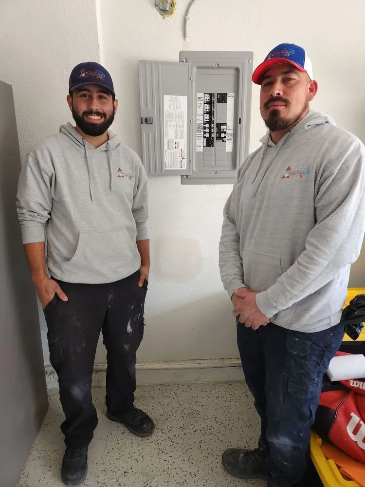 Professional electrician providing circuit breaker repair in ,