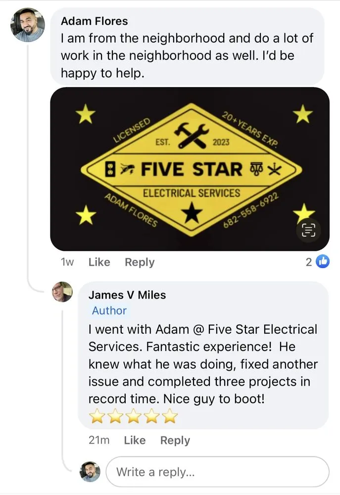 Slide of Five Star Electric 