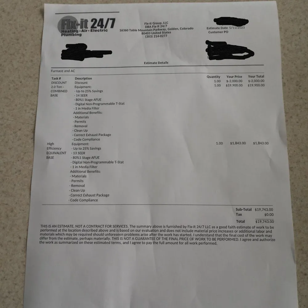 Slide of Fix-it 24/7 Plumbing, Heating, Air & Electric