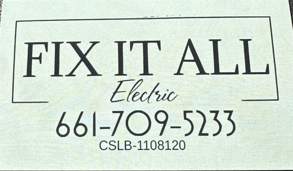 Slide of Fix It All Electric