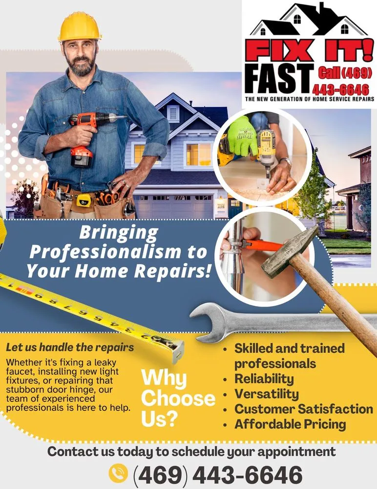 Slide of Fix It Fast Home Solutions