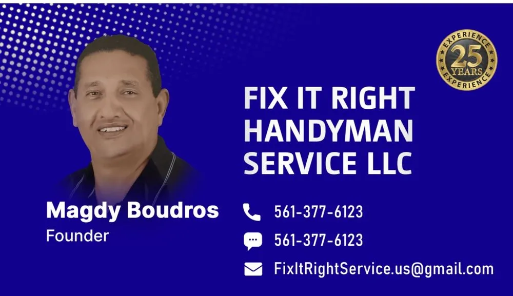 Slide of Fix It Right Handyman Service