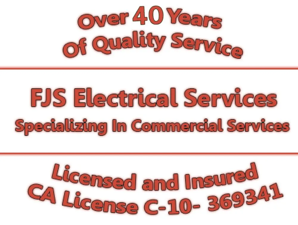 Slide of FJS Electrical Services