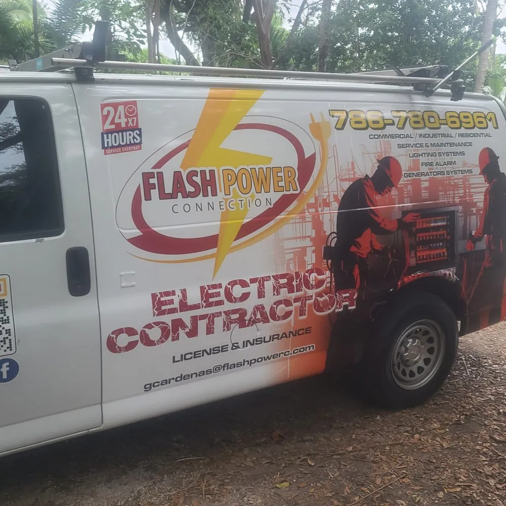 Slide of Flash Power Connection