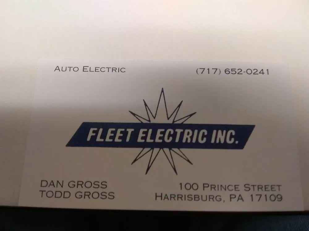 Slide of Fleet Electric