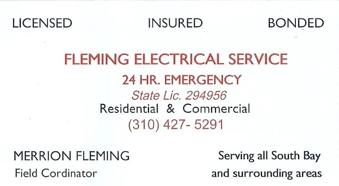 Slide of Fleming Electrical Service