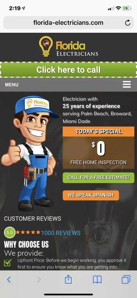 Slide of Florida Electricians