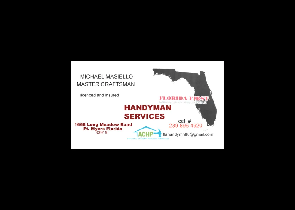 Slide of Florida First Handyman Services