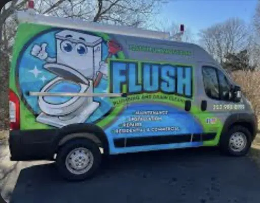 Flush Service Plumbing And Electrical Logo