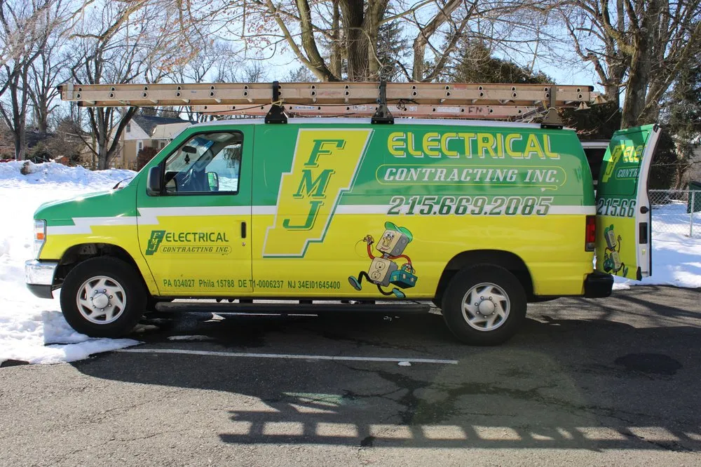 Slide of FMJ Electrical Contracting