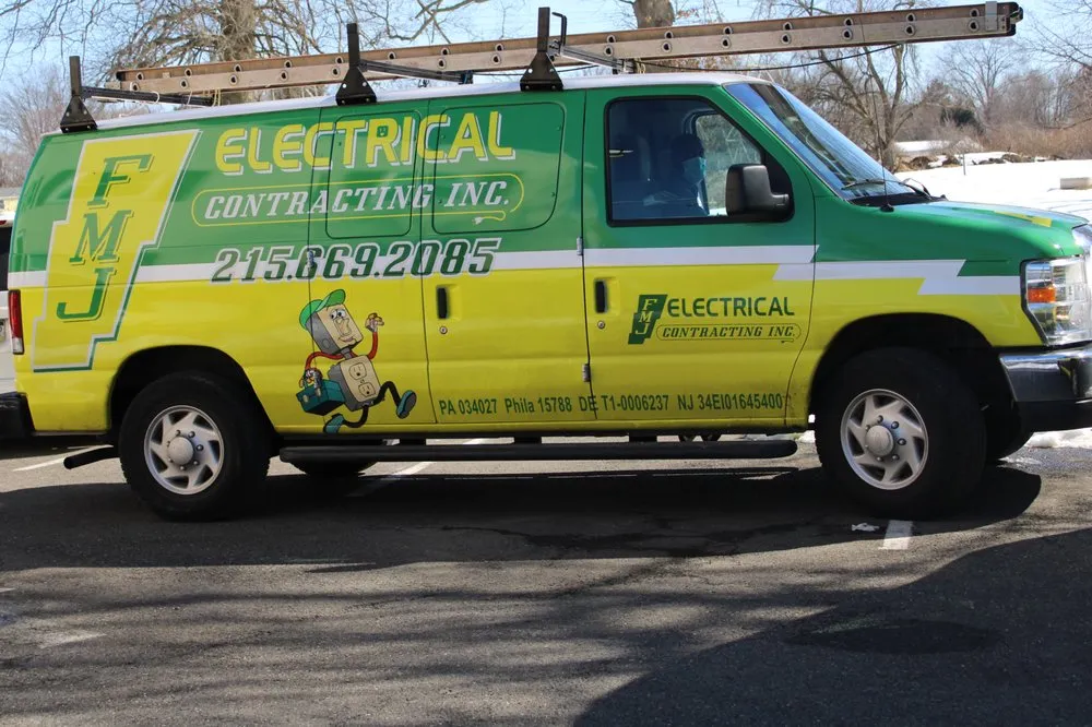 Slide of FMJ Electrical Contracting