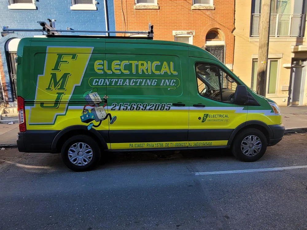 Slide of FMJ Electrical Contracting