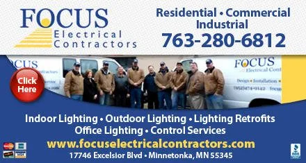 Affordable lighting installation in , by Focus Electrical Contractors