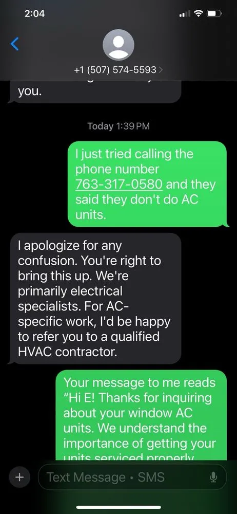 Slide of Folwell Electric