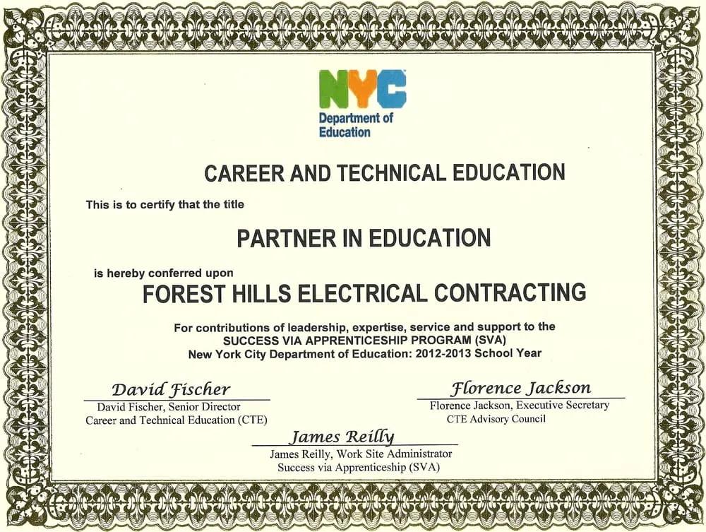 Certified electrician providing outlet and switch repair in Middle Village, NY - Forest Hills Electrical Contracting