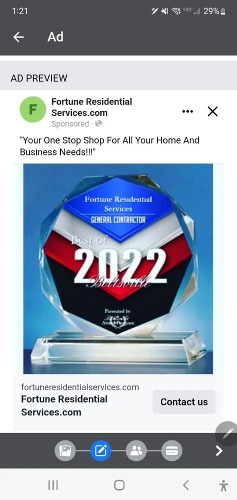 Slide of Fortune Residential Services