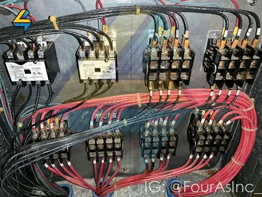 Four As Lighting and Electric Logo