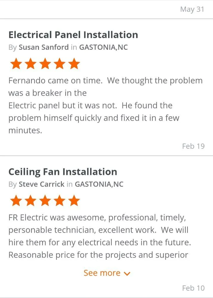 Slide of FR Electric