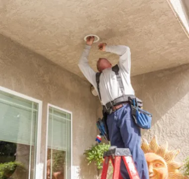 Licensed electrical service for homes in emergency electrical service, by