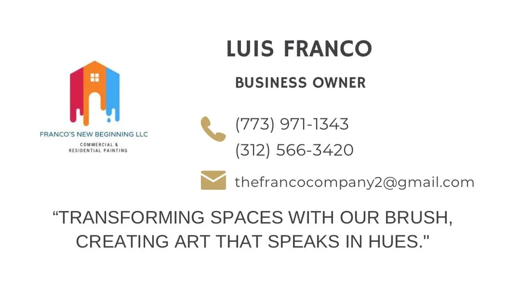 Slide of Franco's New Beginning