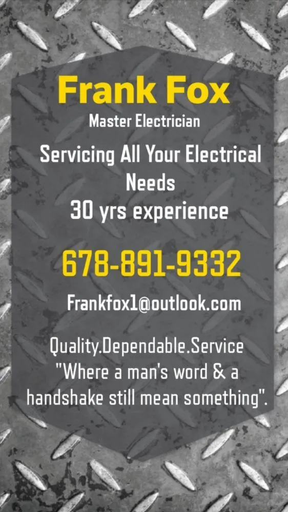 Slide of Frank Fox-Electrician