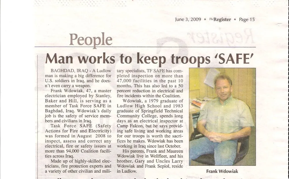 Slide of Frank Wdowiak Master Electrician