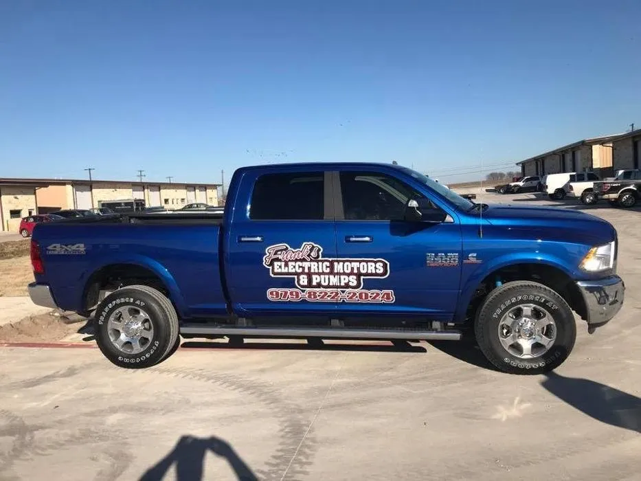 Slide of Frank's Electric Motors and Pumps