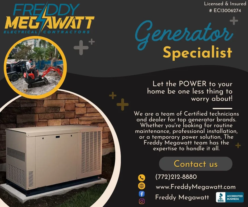 Emergency panel upgrade service in Fort Pierce, FL - Freddy Megawatt