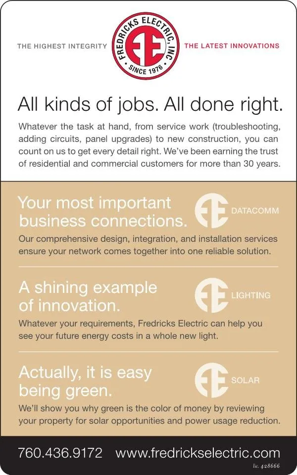 Slide of Fredrick's Electric