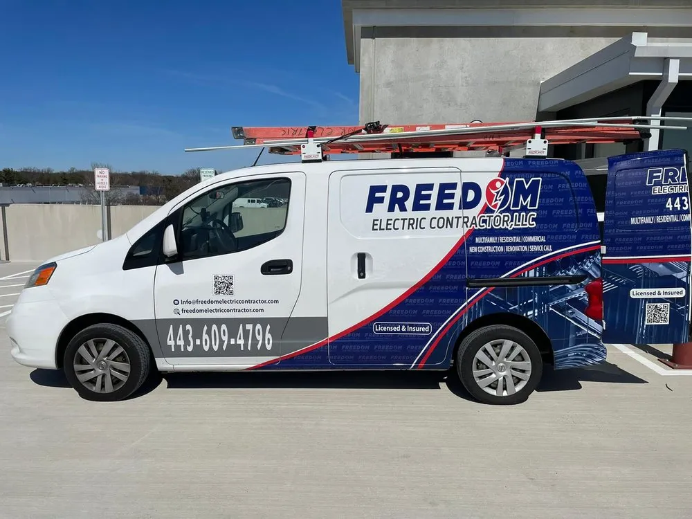 Slide of Freedom Electric Contractor