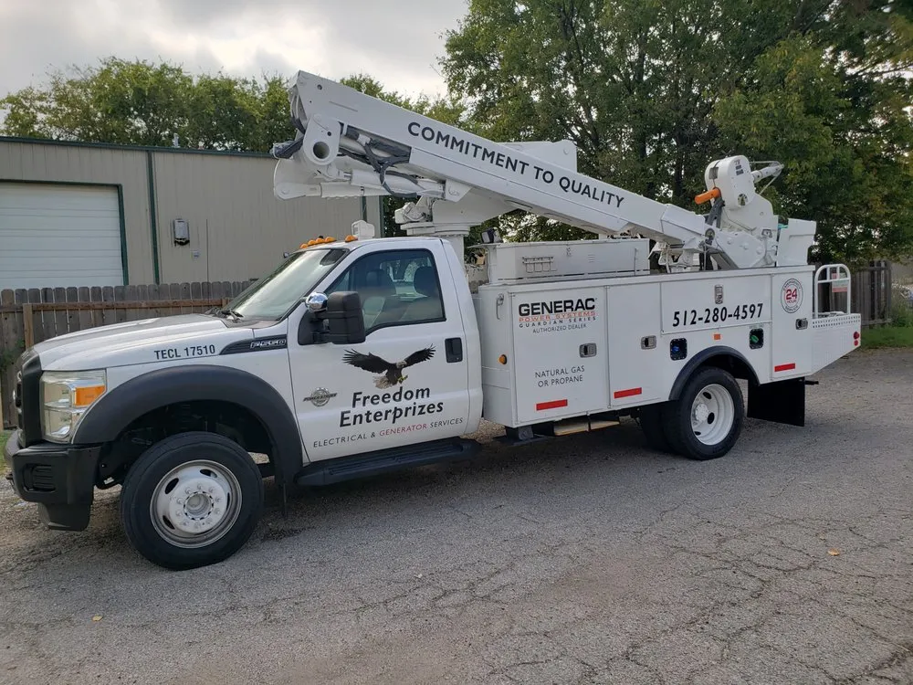 Slide of Freedom Enterprizes Electrical & Generator Services