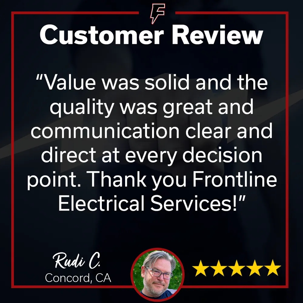 Slide of Frontline Electrical Services