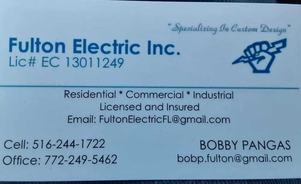 Slide of Fulton Electric