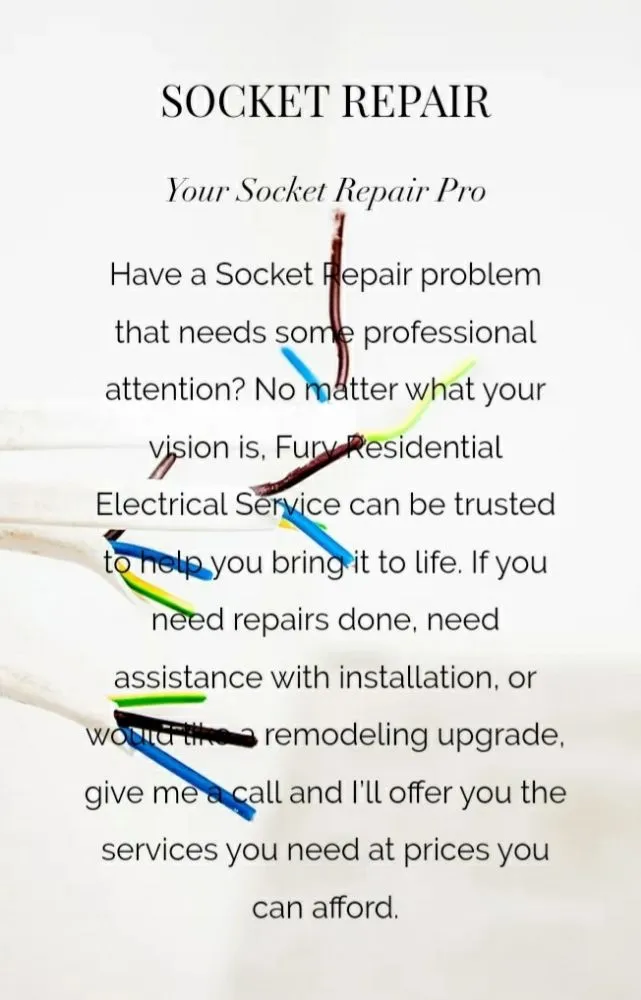 Slide of Fury Residential Electrical Service