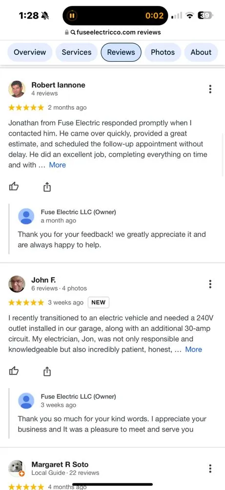 Professional electrician providing circuit breaker repair in Township of Washington, NJ - Fuse Electric
